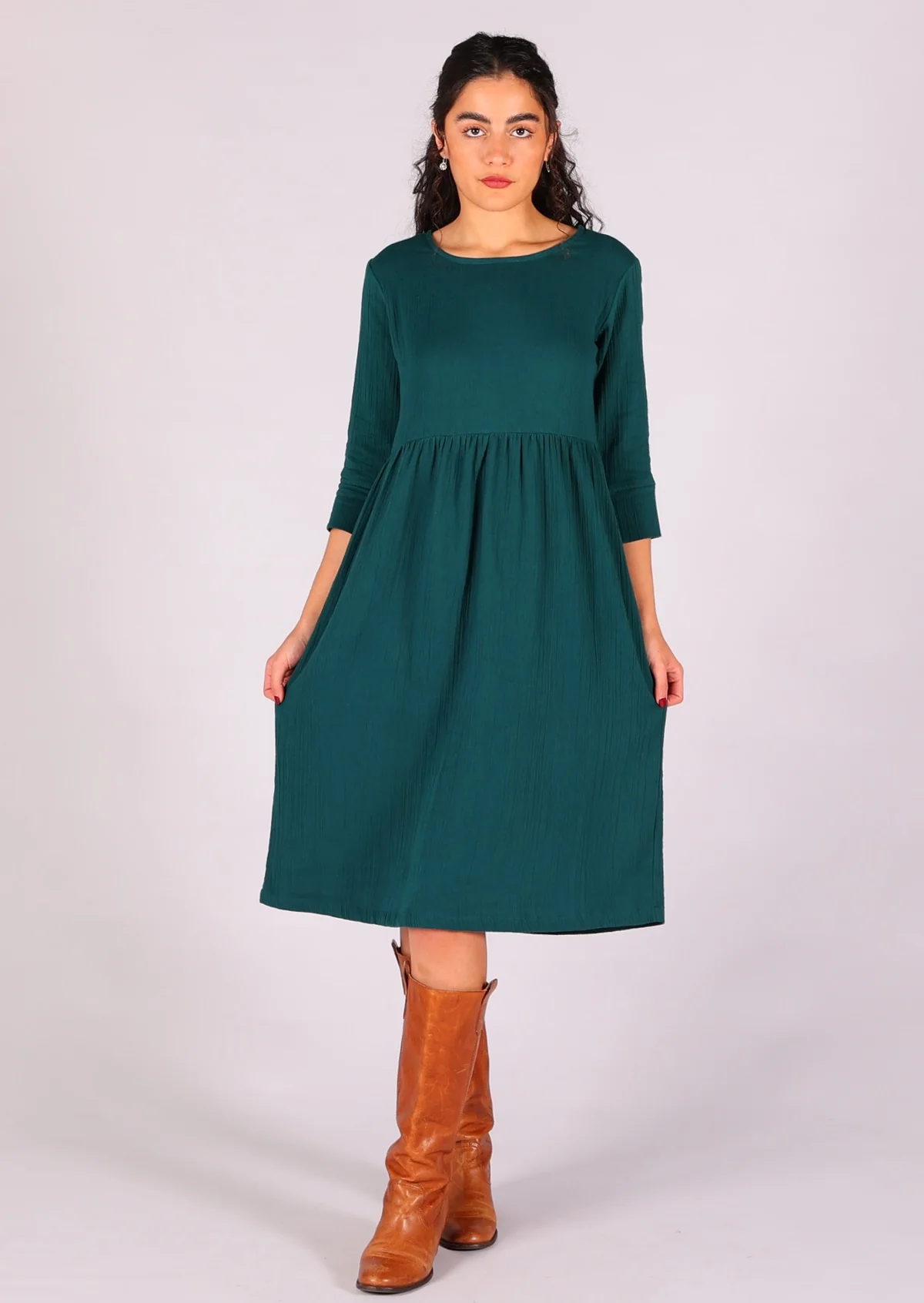 Zoey Dress Deep Teal - Ysert