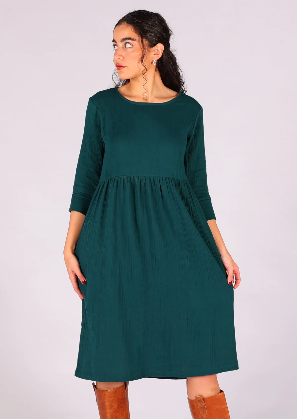 Zoey Dress Deep Teal - Ysert