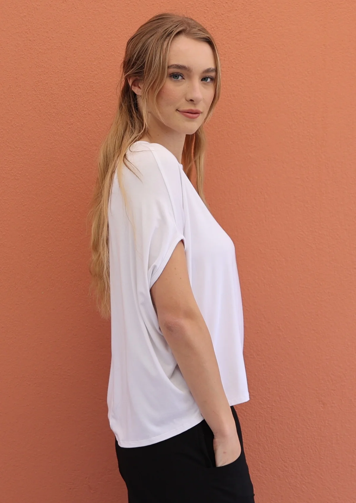 Batwing T-shirt White - Ysert