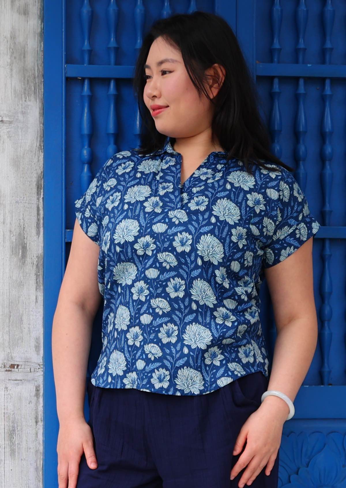Aria Top Blue Meadow - Ysert