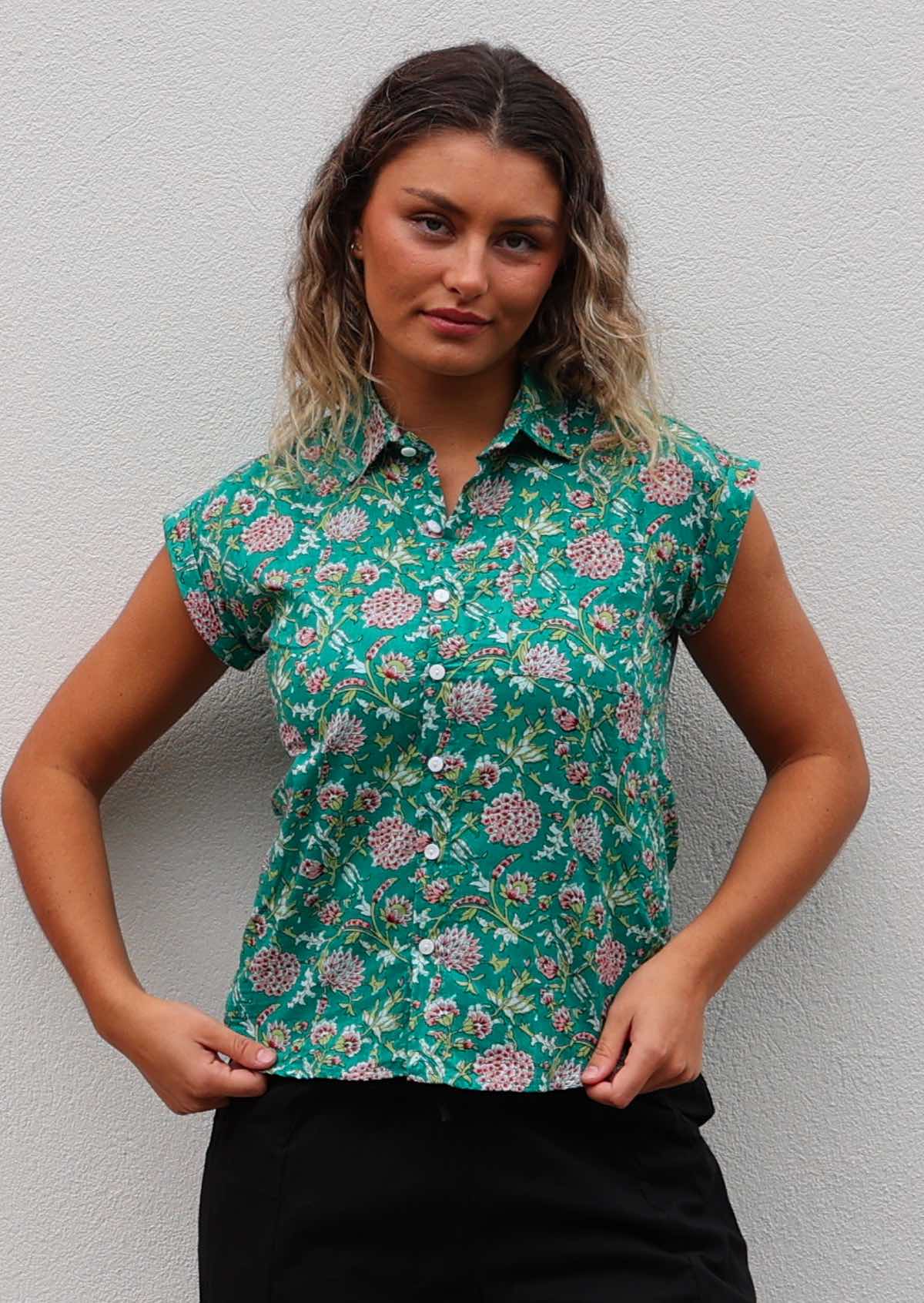Button Up Shirt Juniper - Ysert