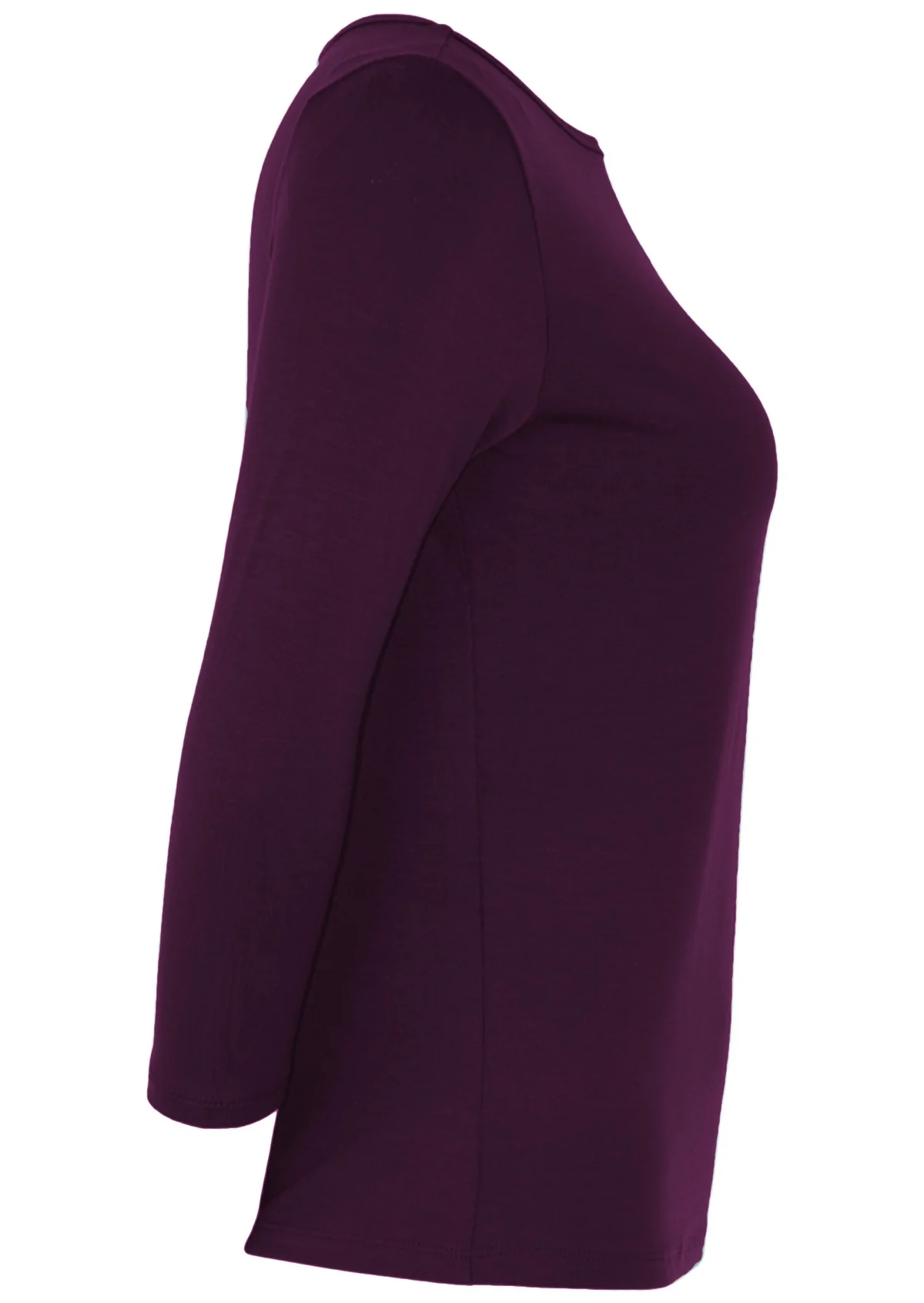 Boat Neck Top Dark Purple - Ysert