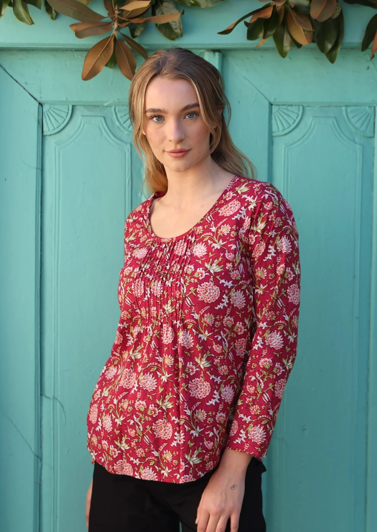 Tulsi Long Sleeve Cranberry - Ysert