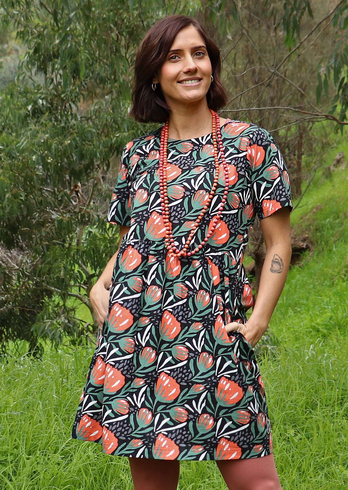 Mabel Dress Botany - Ysert