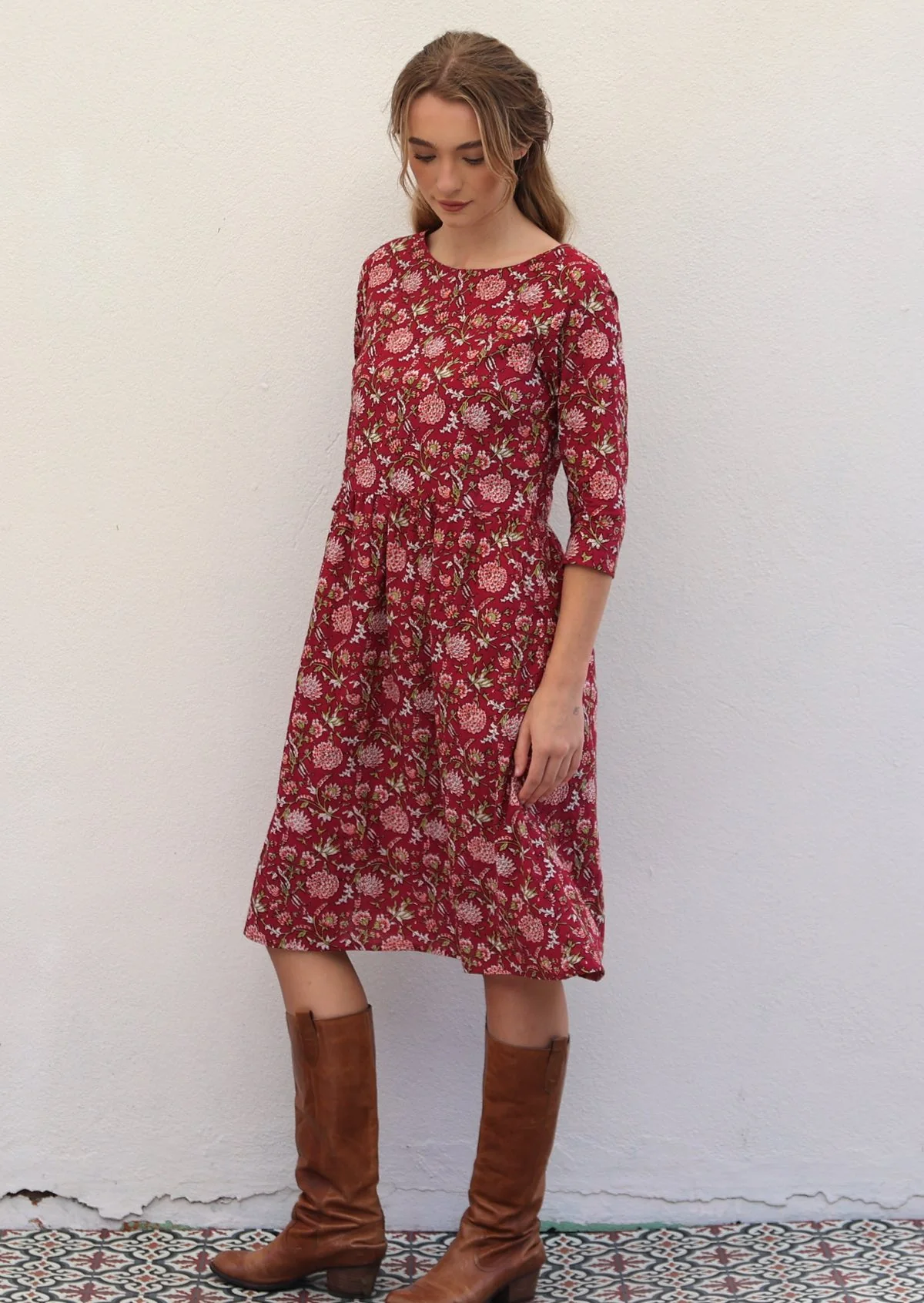 Briar Dress Cranberry - Ysert
