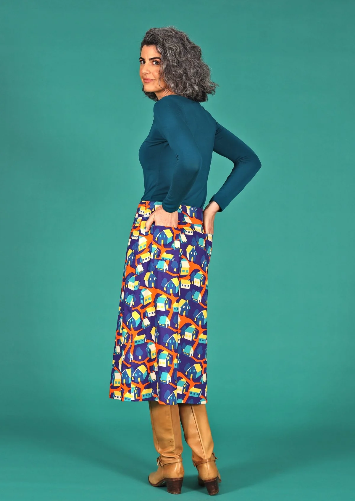Belt Loop Skirt Around the Houses - Ysert