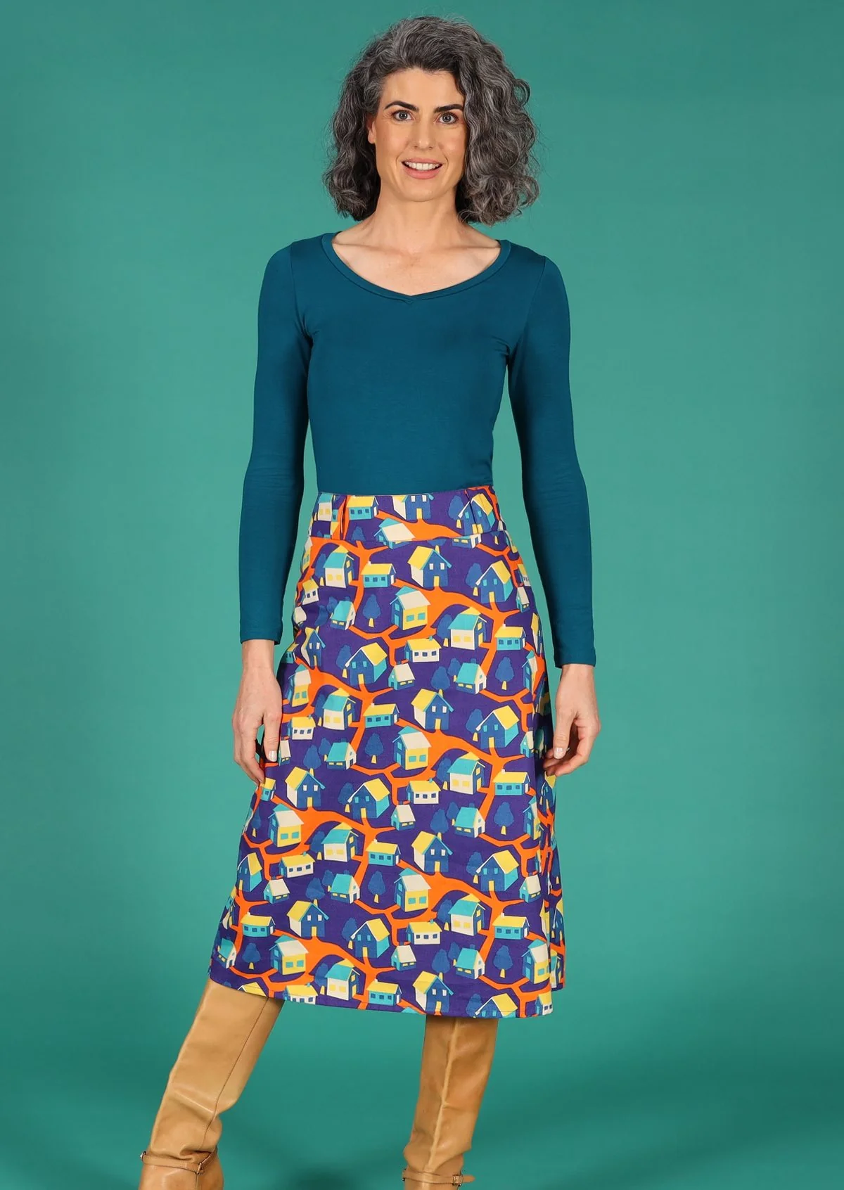 Belt Loop Skirt Around the Houses - Ysert