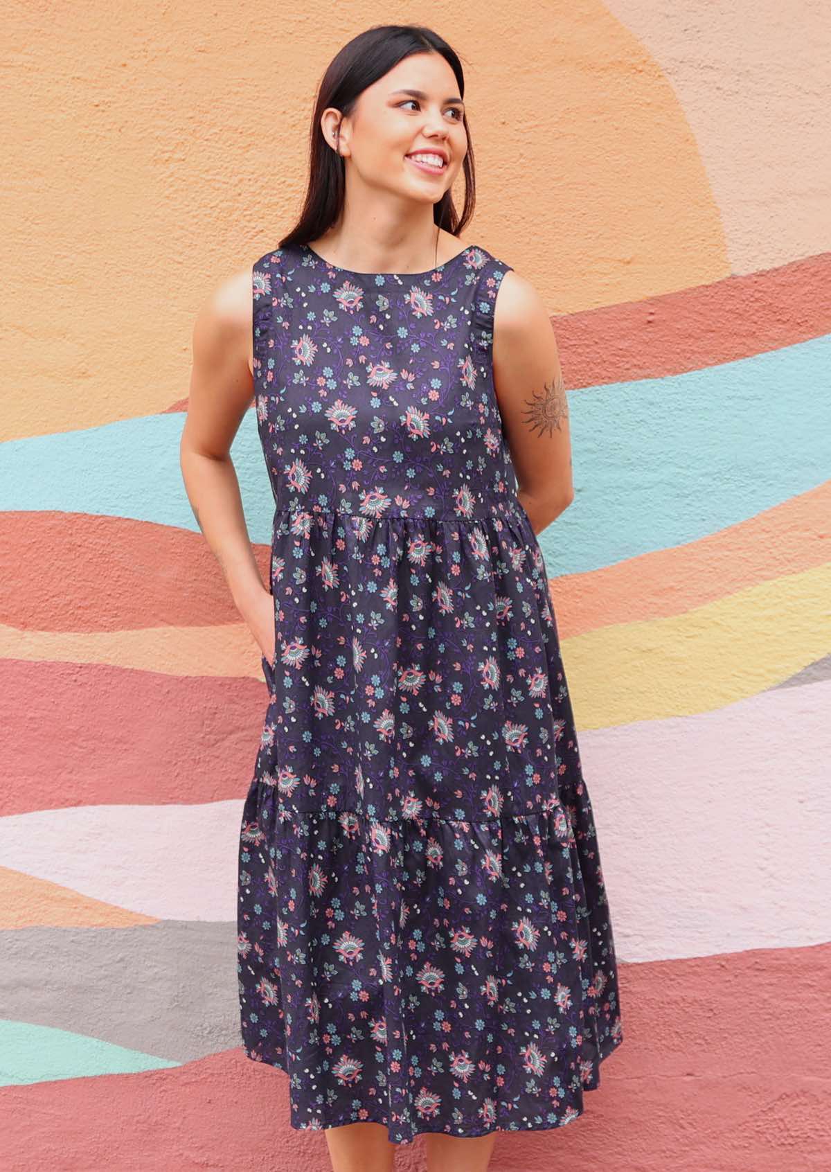 Tully Dress Eventide - Ysert