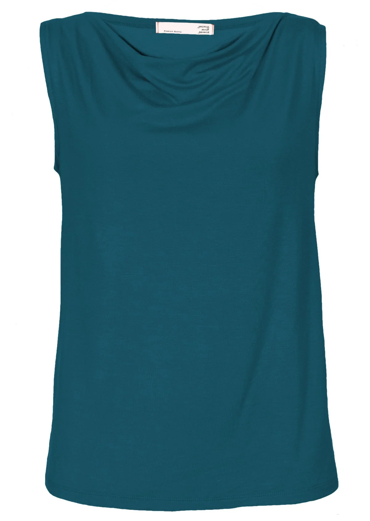 Cowl Neck Singlet Top Teal - Ysert