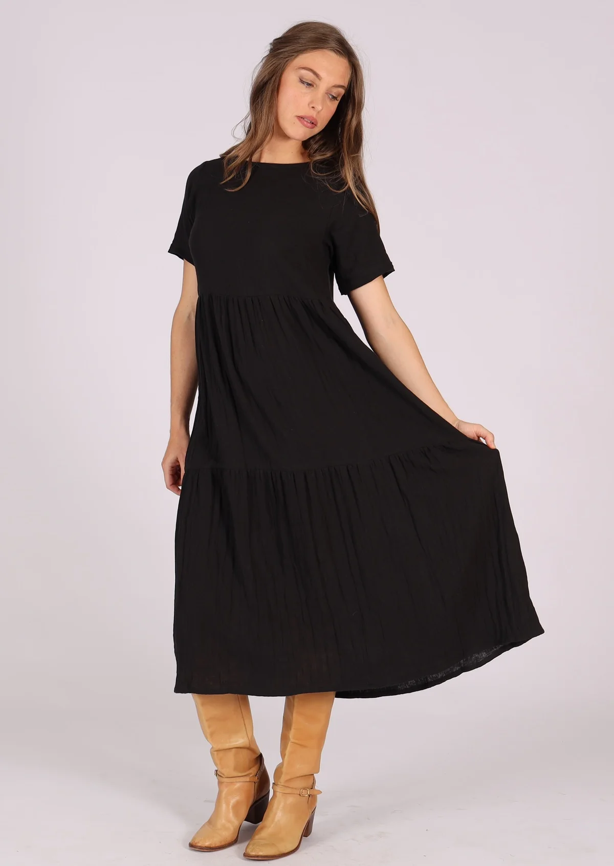 Claudia Dress Black - Ysert