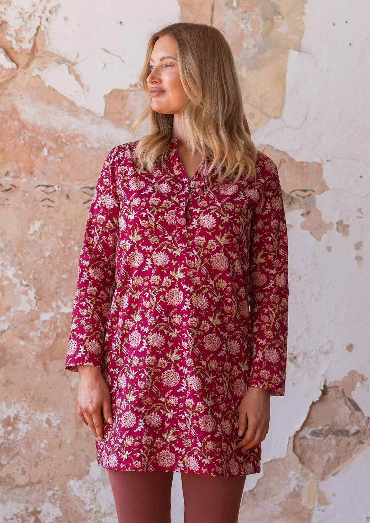 Torvi Tunic Cranberry - Ysert