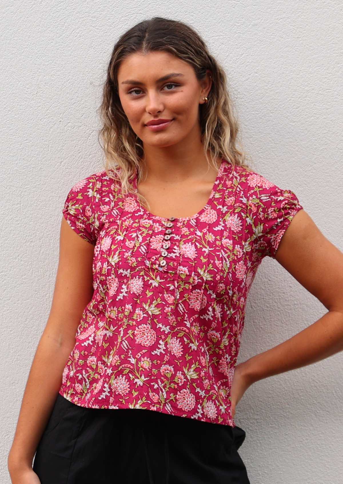 Yasmin Top Cranberry - Ysert