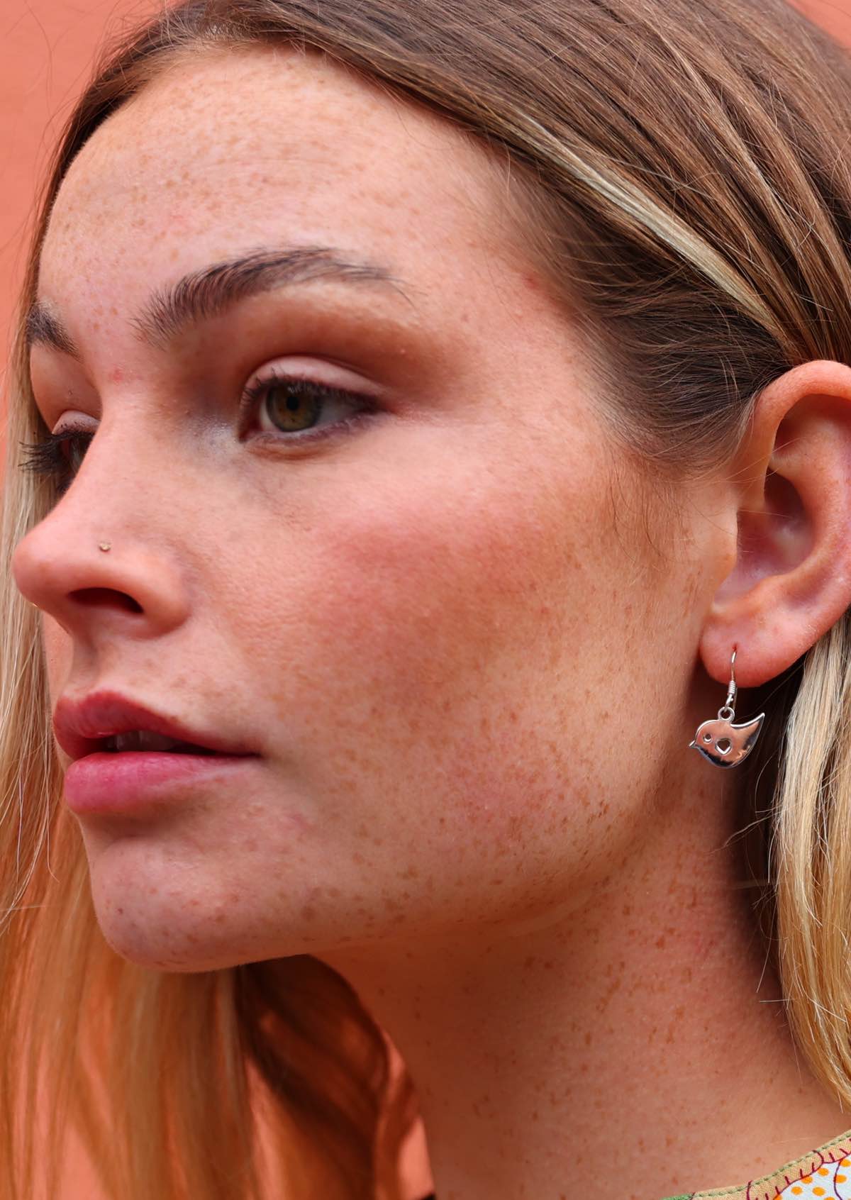Robin Bird Silver Earrings - Ysert