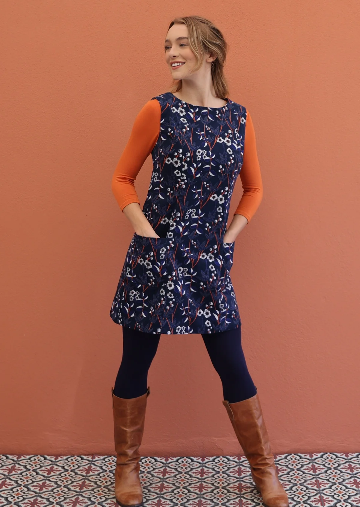 Polly Pocket Corduroy Tunic Meadow - Ysert