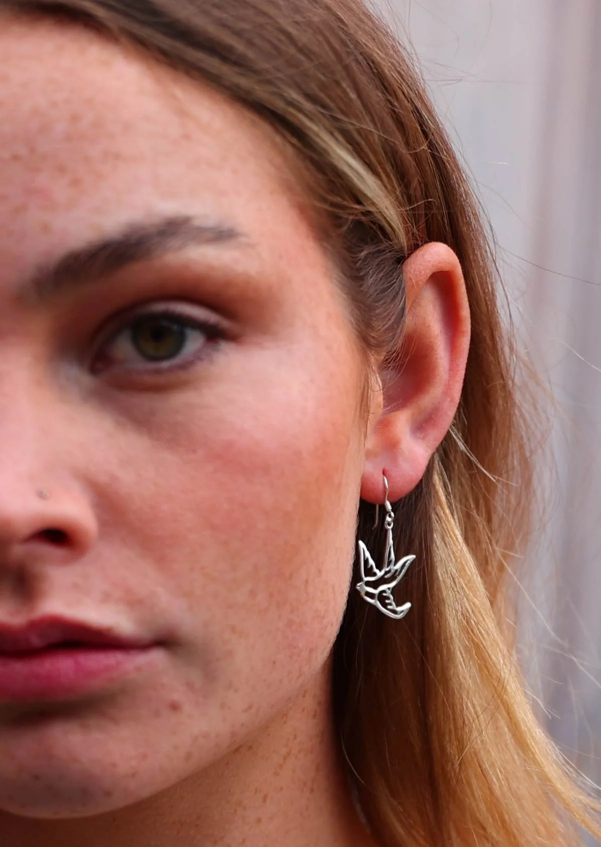 Swiftly Soaring Silver Earrings - Ysert