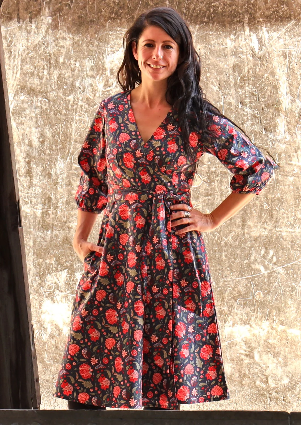 Ella Wrap Dress Kaveri - Ysert
