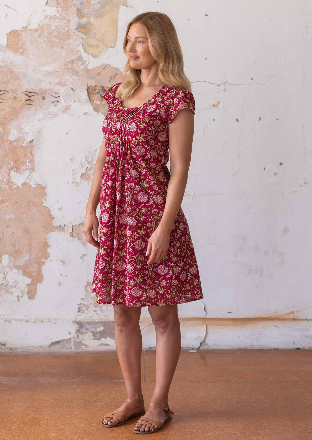 Tulsi Dress Cranberry - Ysert