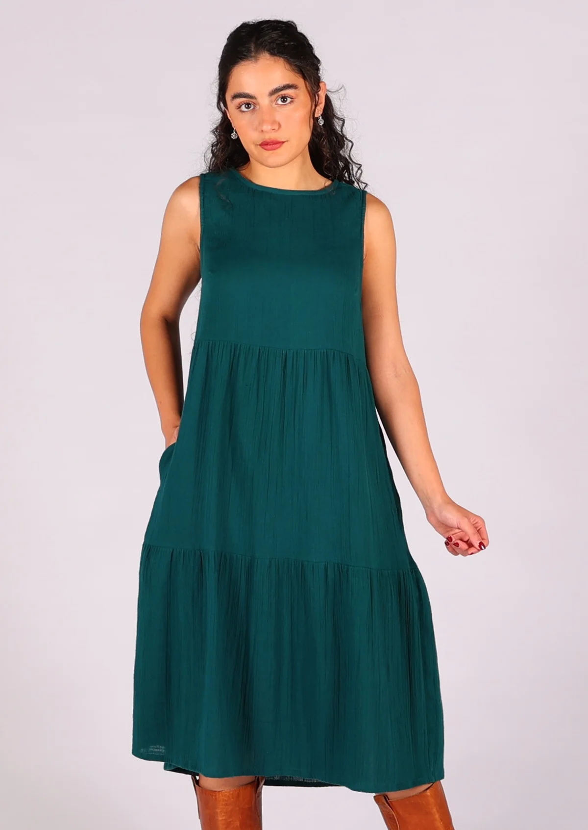 Tully Dress Deep Teal - Ysert