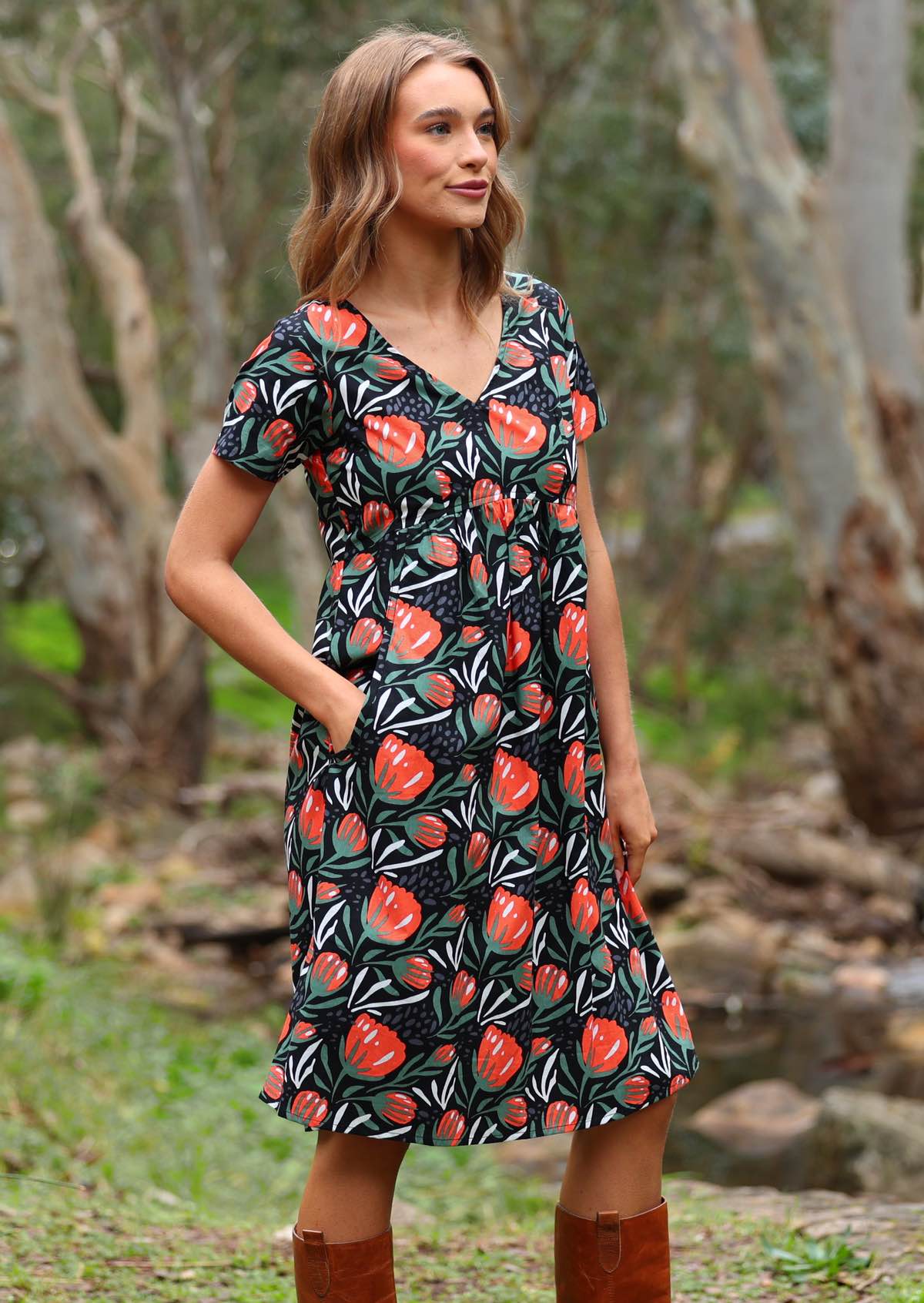 Etta Dress Botany - Ysert