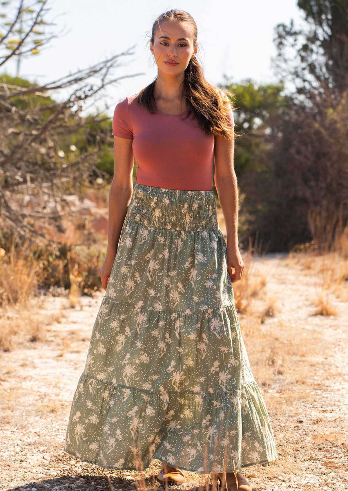Dawn Maxi Skirt Cascade - Ysert