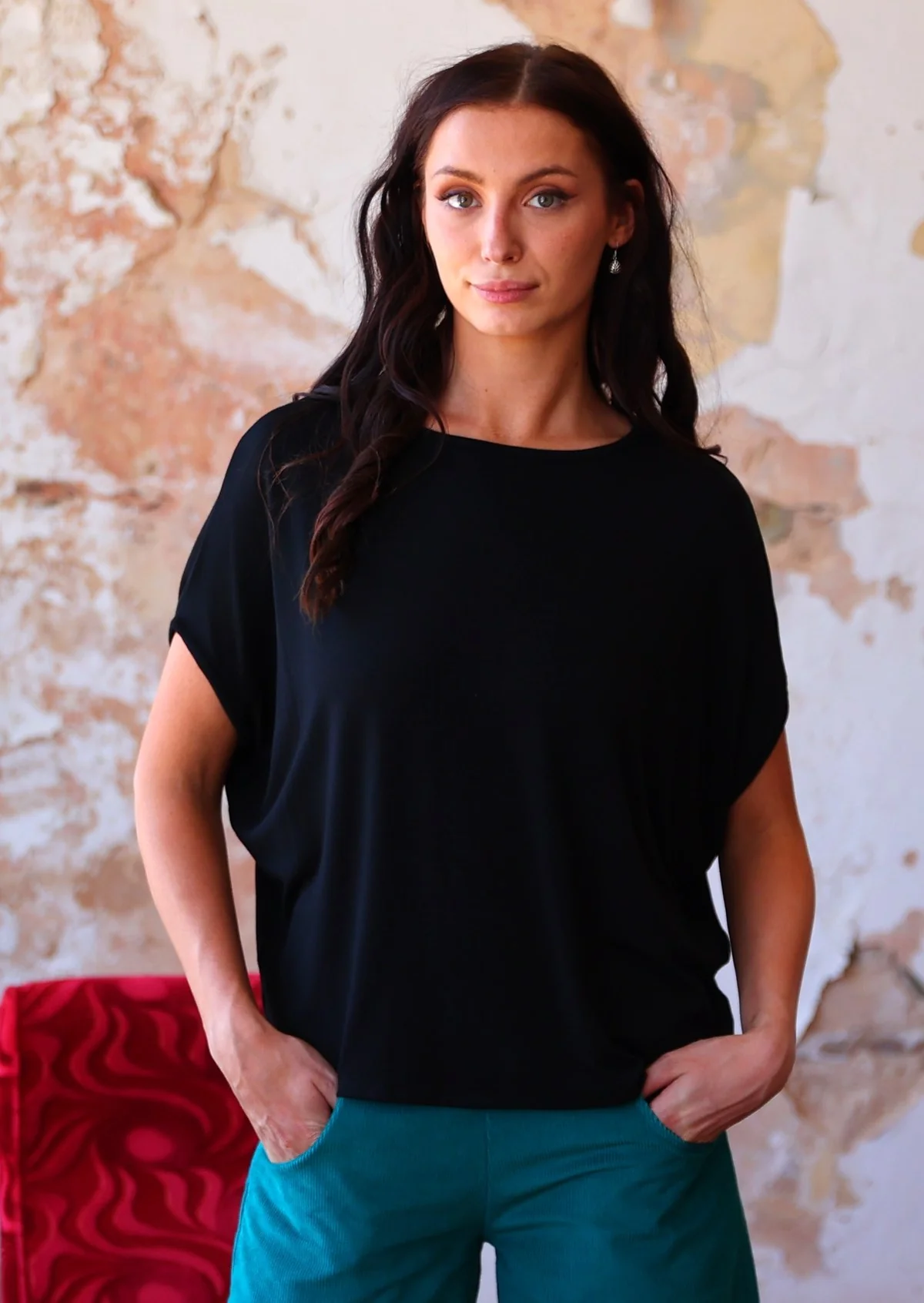 Batwing T-shirt Black - Ysert
