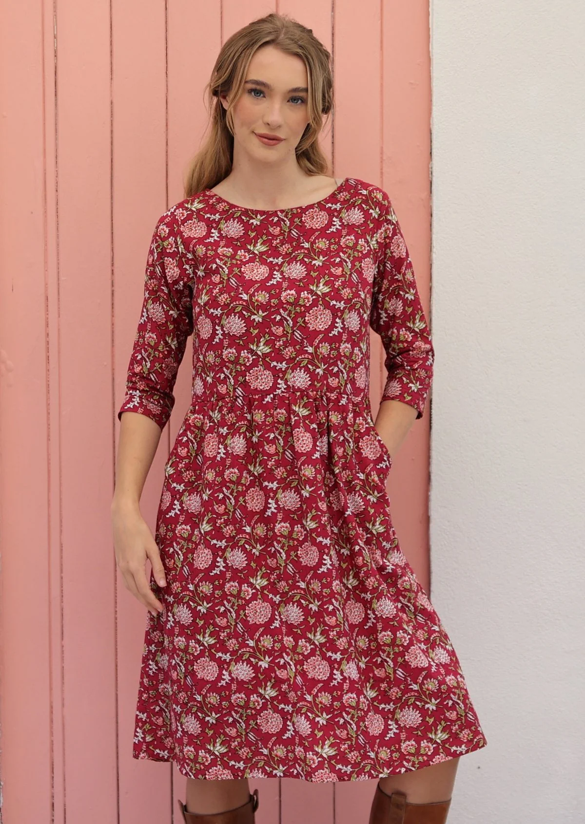 Briar Dress Cranberry - Ysert