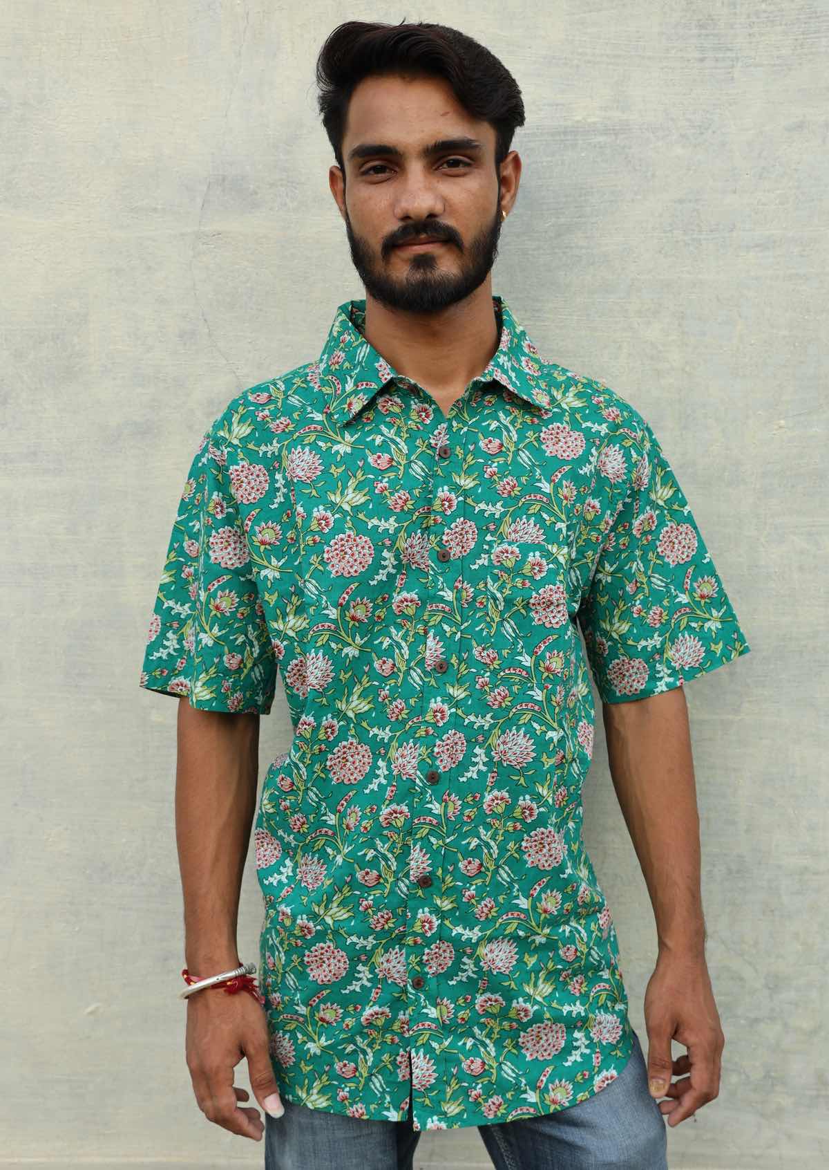 Men's Cotton Shirt Juniper - Ysert