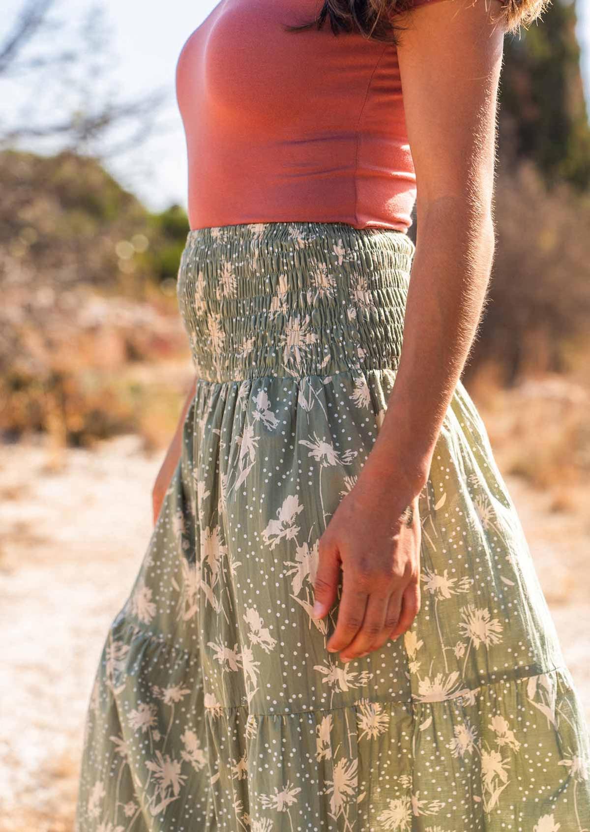 Dawn Maxi Skirt Cascade - Ysert