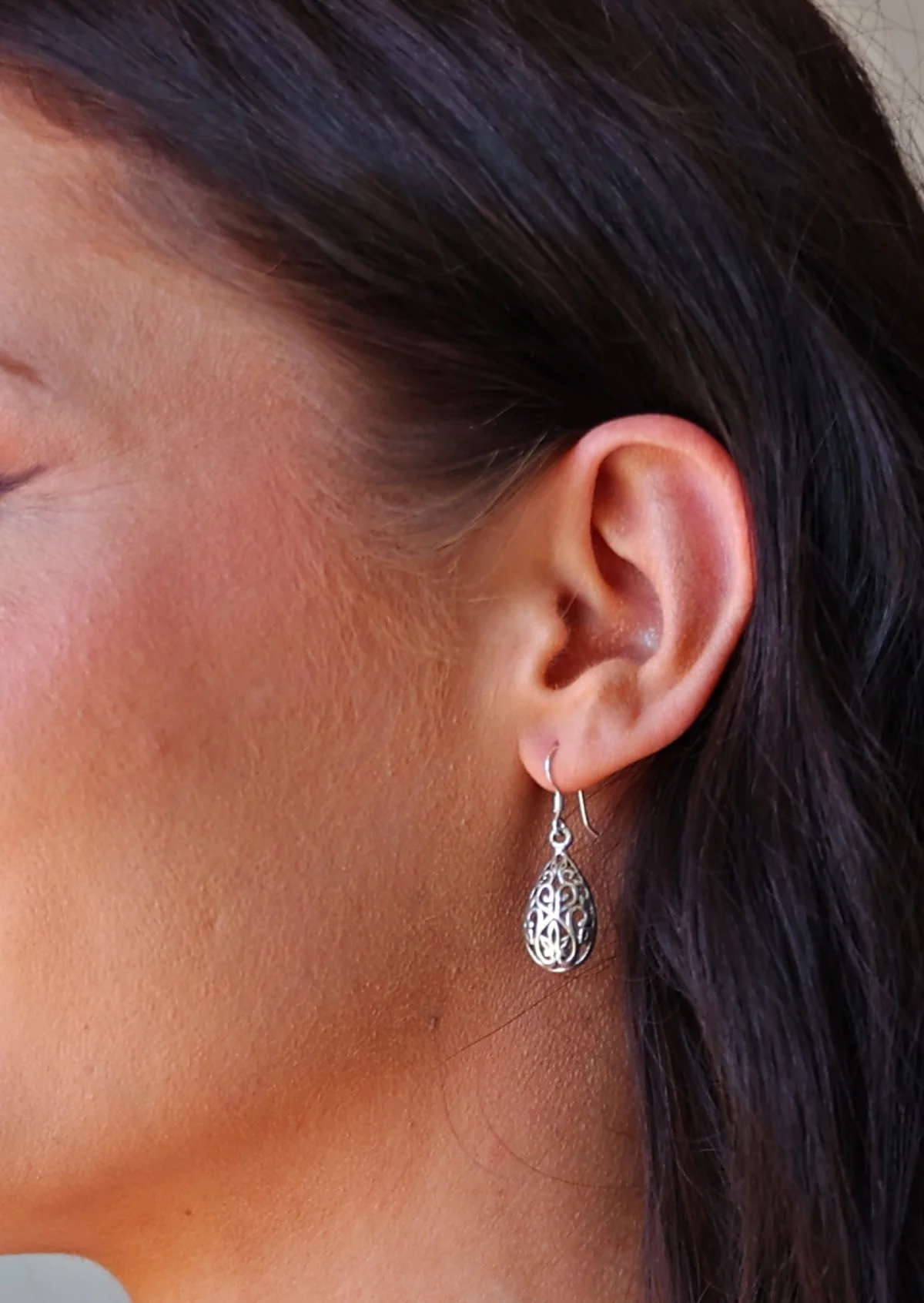Ethereal Drops Silver Earrings - Ysert