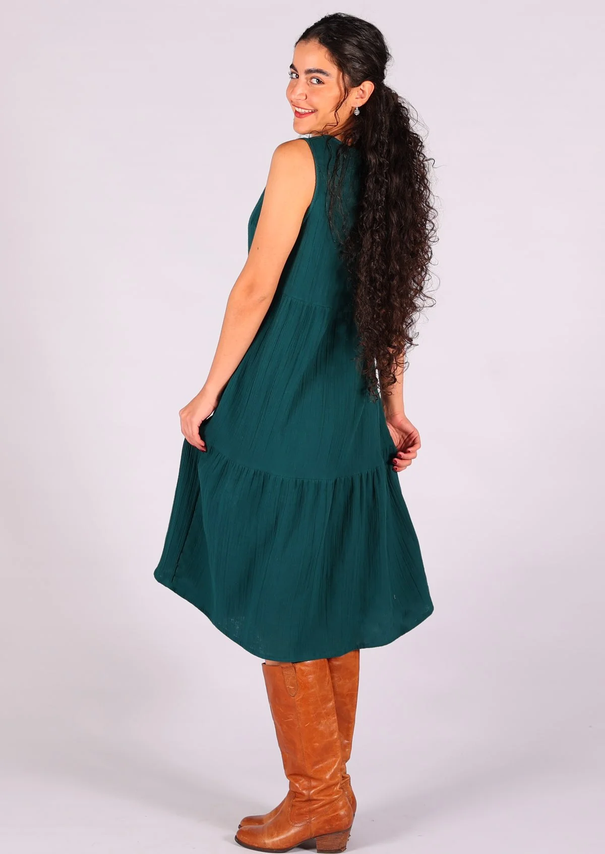 Tully Dress Deep Teal - Ysert