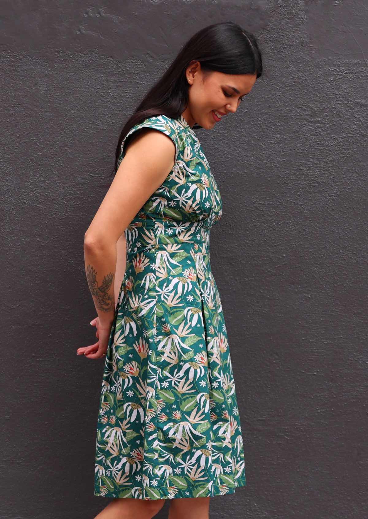 Billie Dress Flannel Flower - Ysert