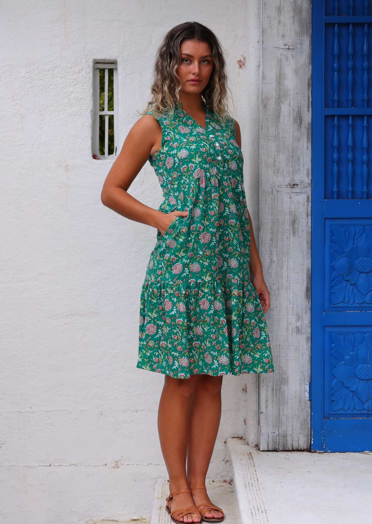 Ember Midi Dress Juniper - Ysert