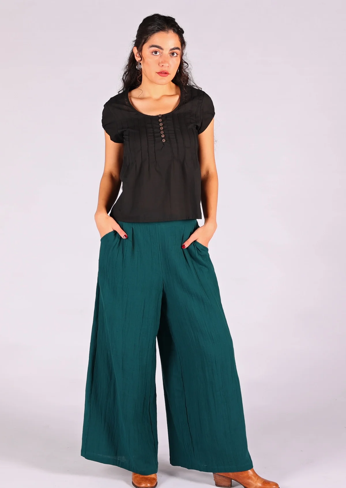Jaya Pant Deep Teal - Ysert