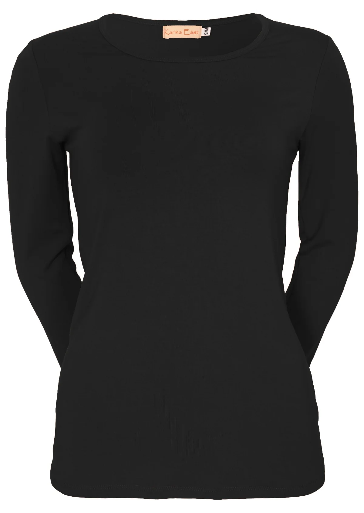 Round Neck Top Black - Ysert