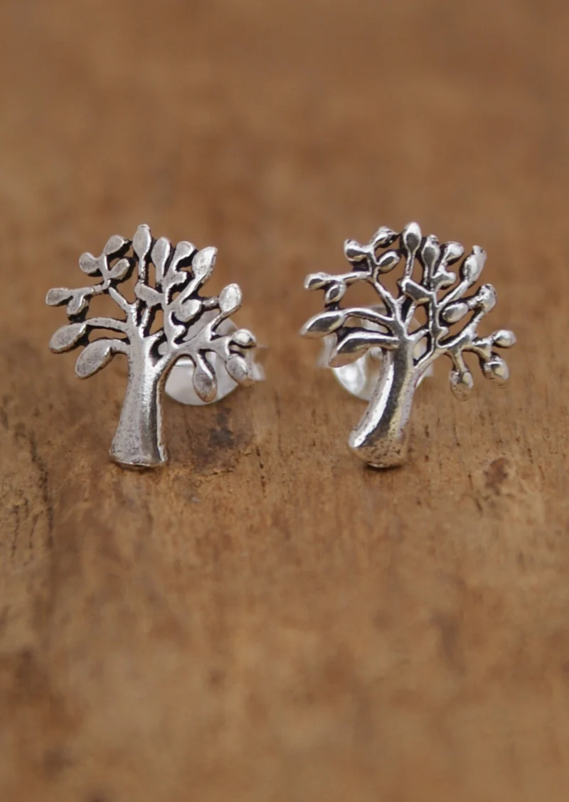 Mango Tree Silver Studs - Ysert
