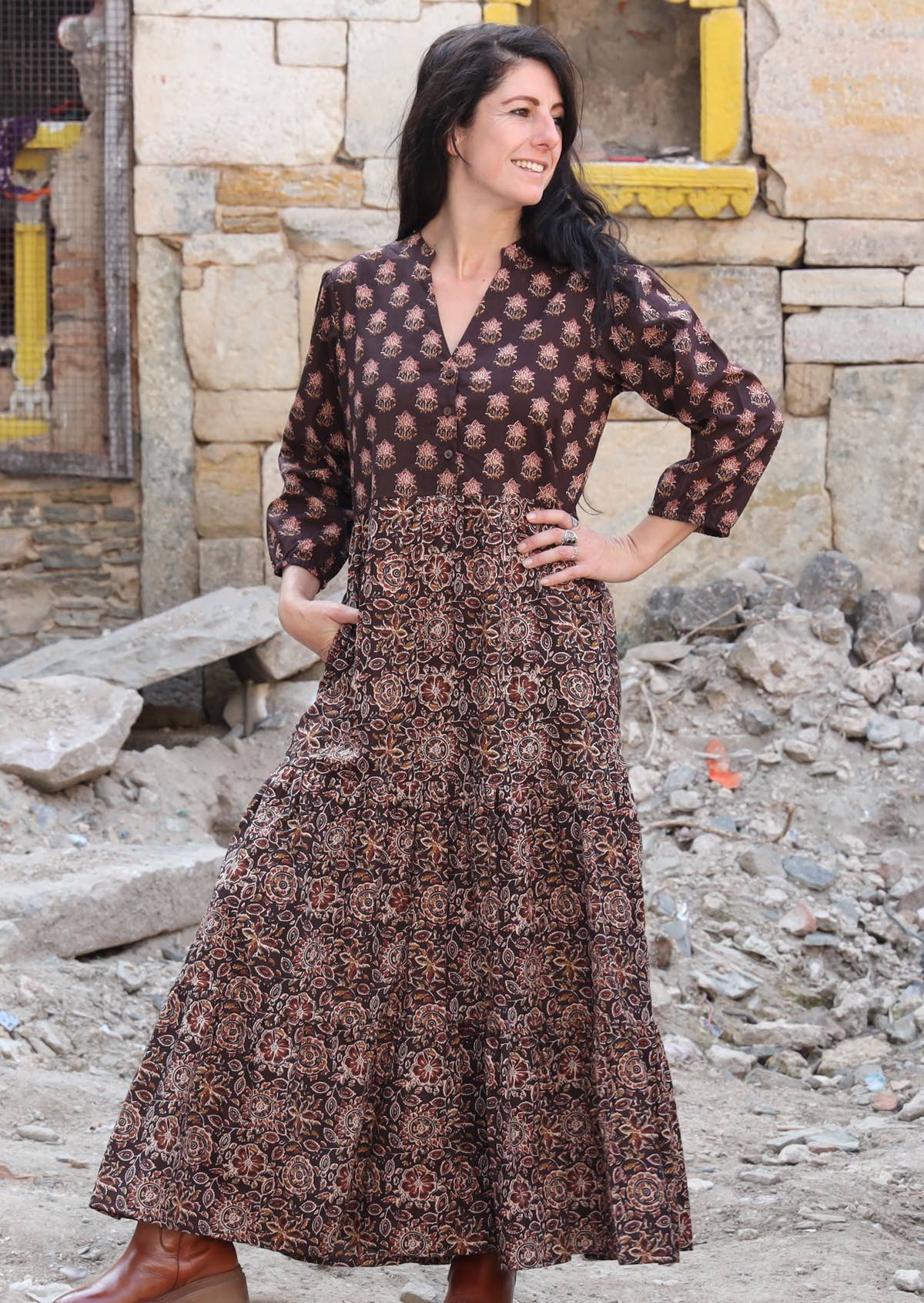 Mahika Tiered Maxi Dress - Ysert