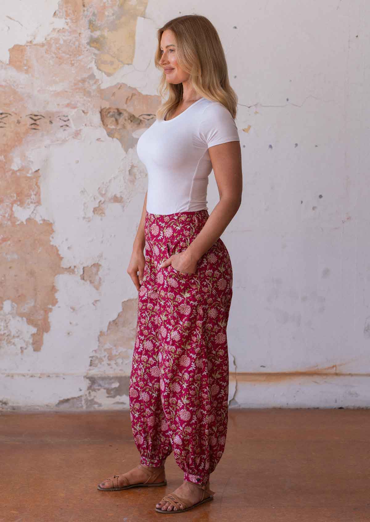 Acapulco Pants Cranberry - Ysert