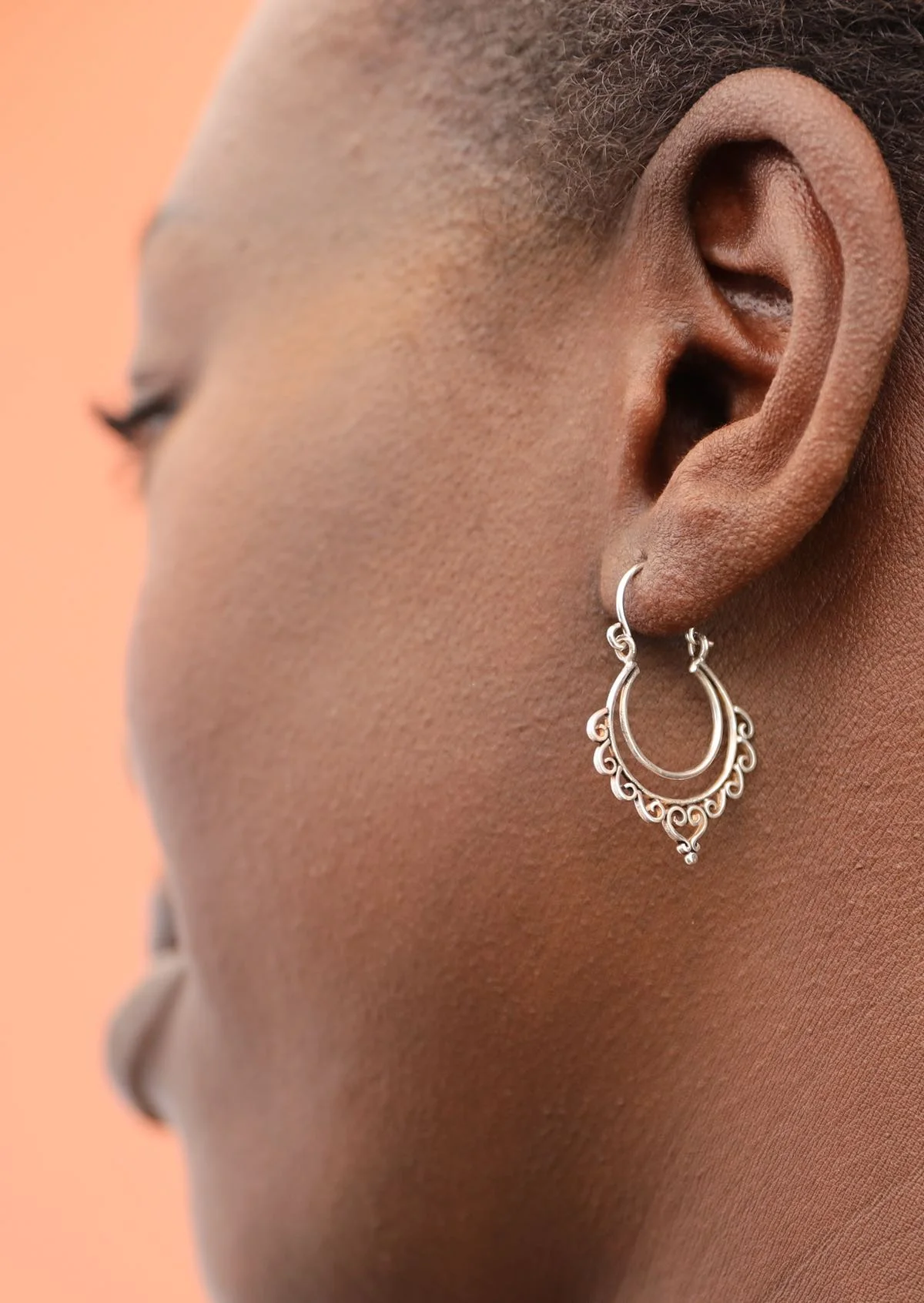 Celestial Slopes Silver Earrings - Ysert