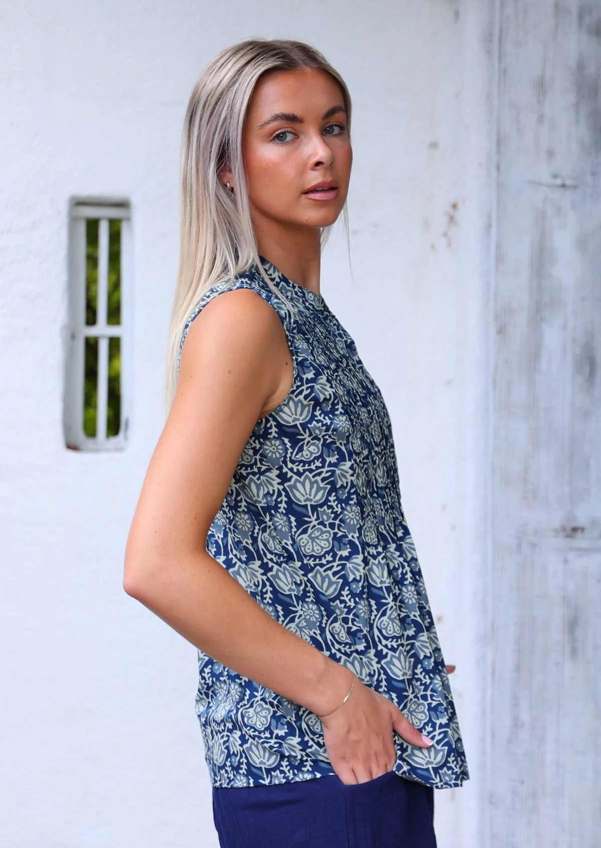 Camille Top Indigo - Ysert