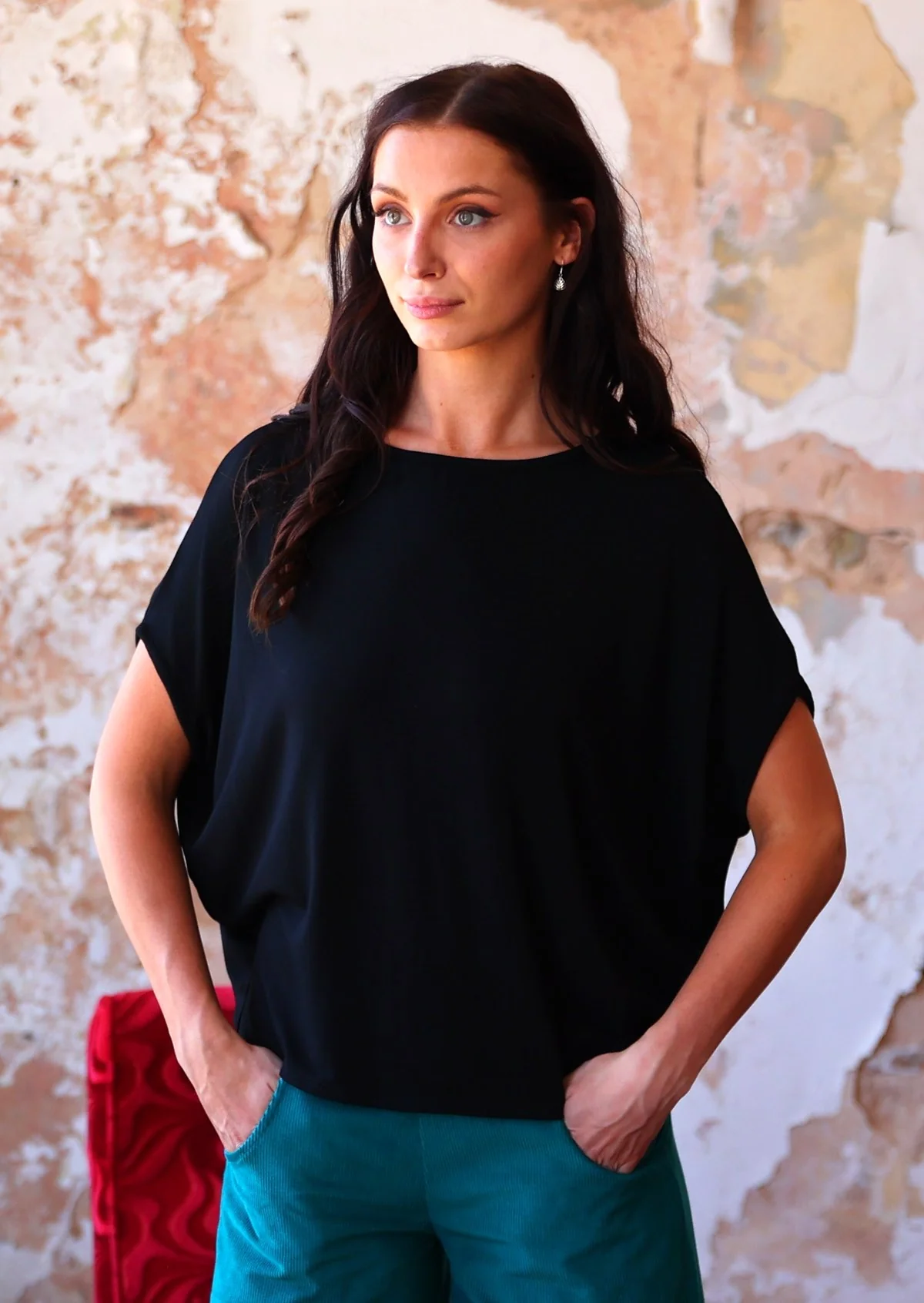 Batwing T-shirt Black - Ysert