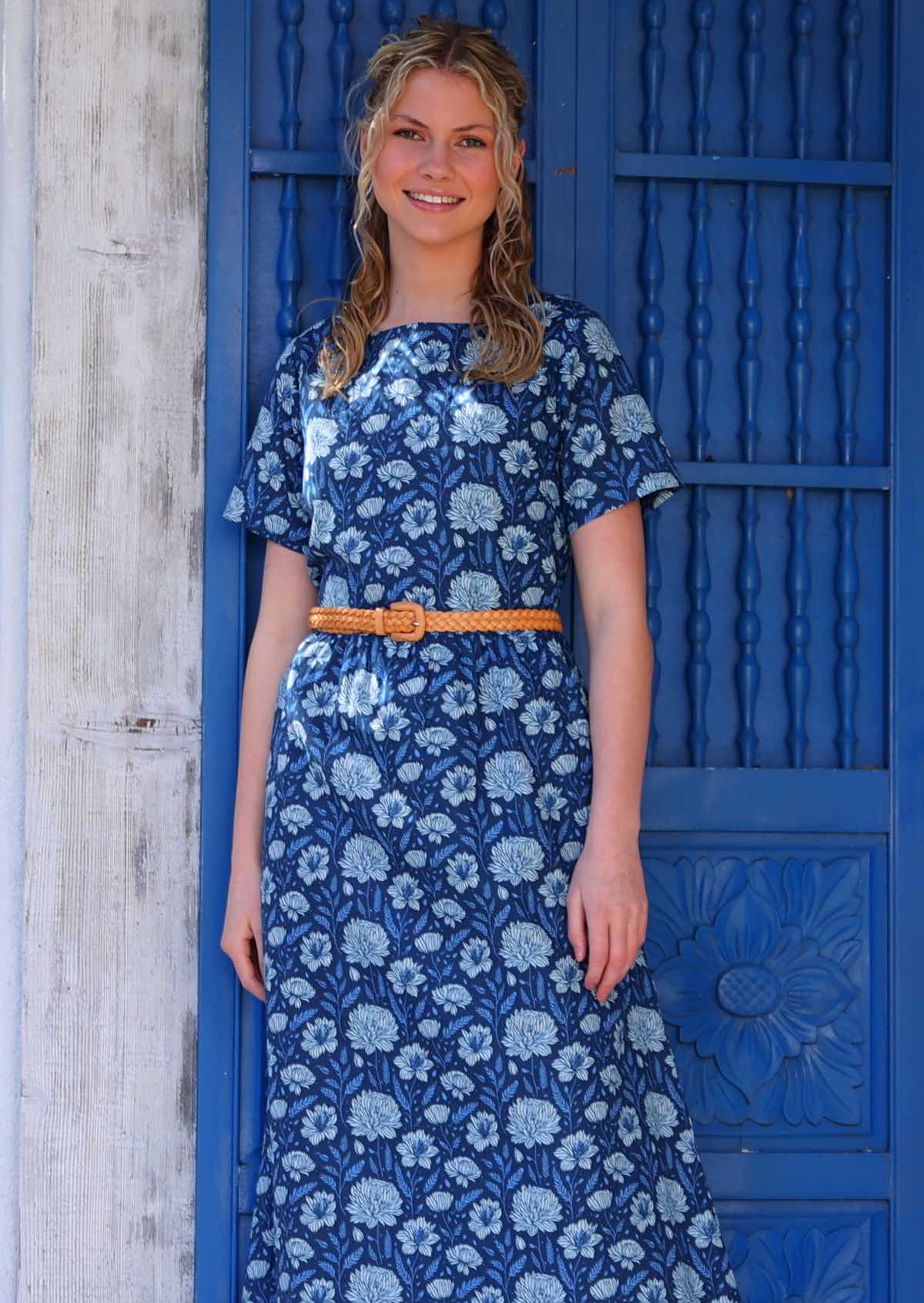 August Dress Blue Meadow - Ysert