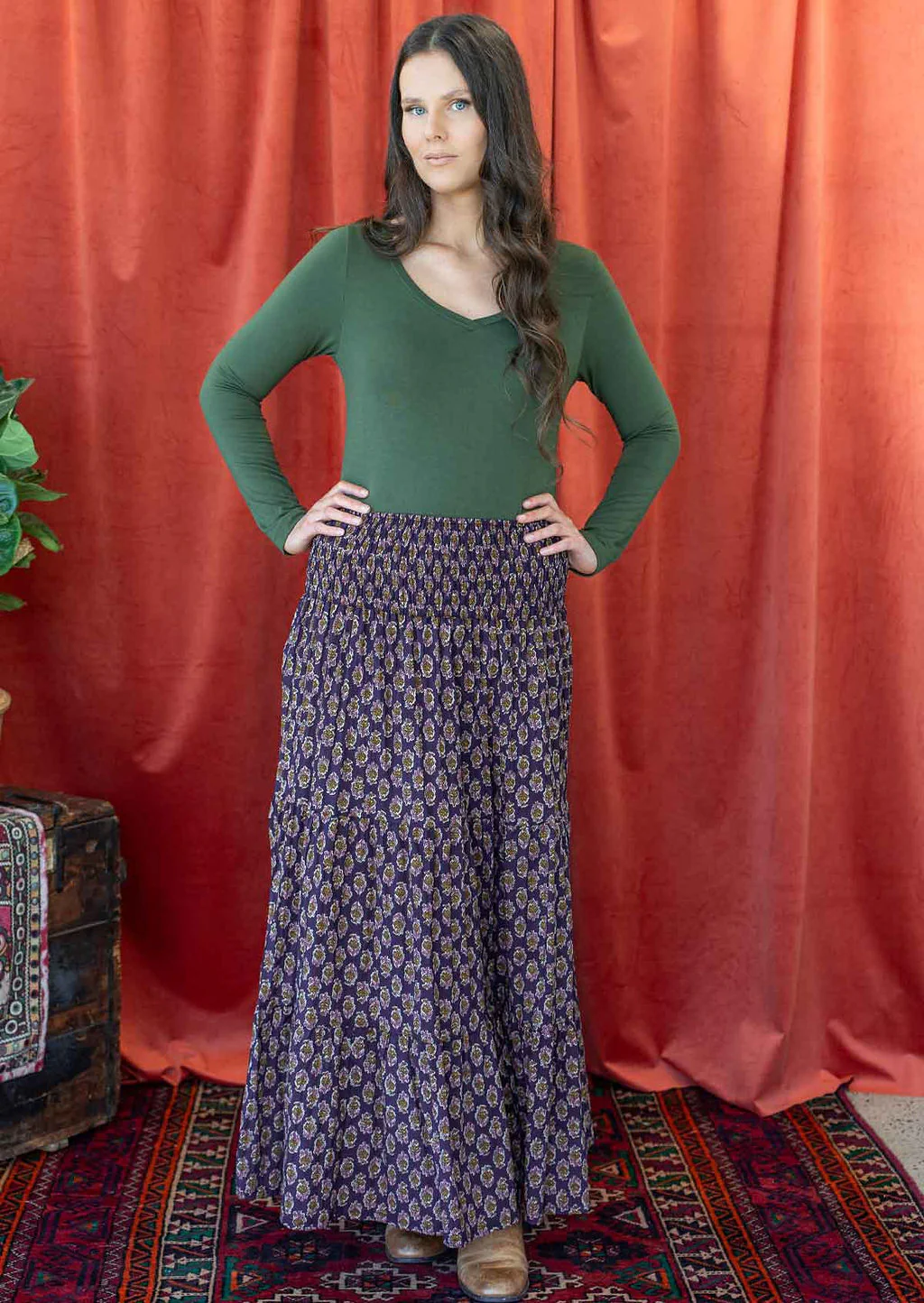 Dawn Maxi Skirt Kumari - Ysert