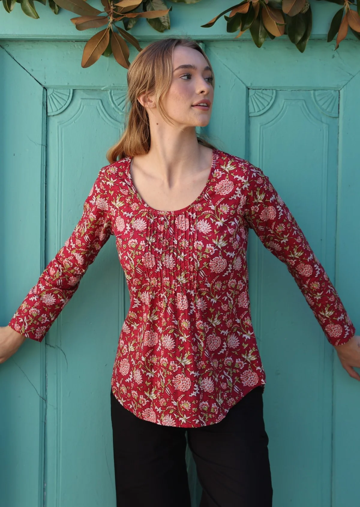 Tulsi Long Sleeve Cranberry - Ysert