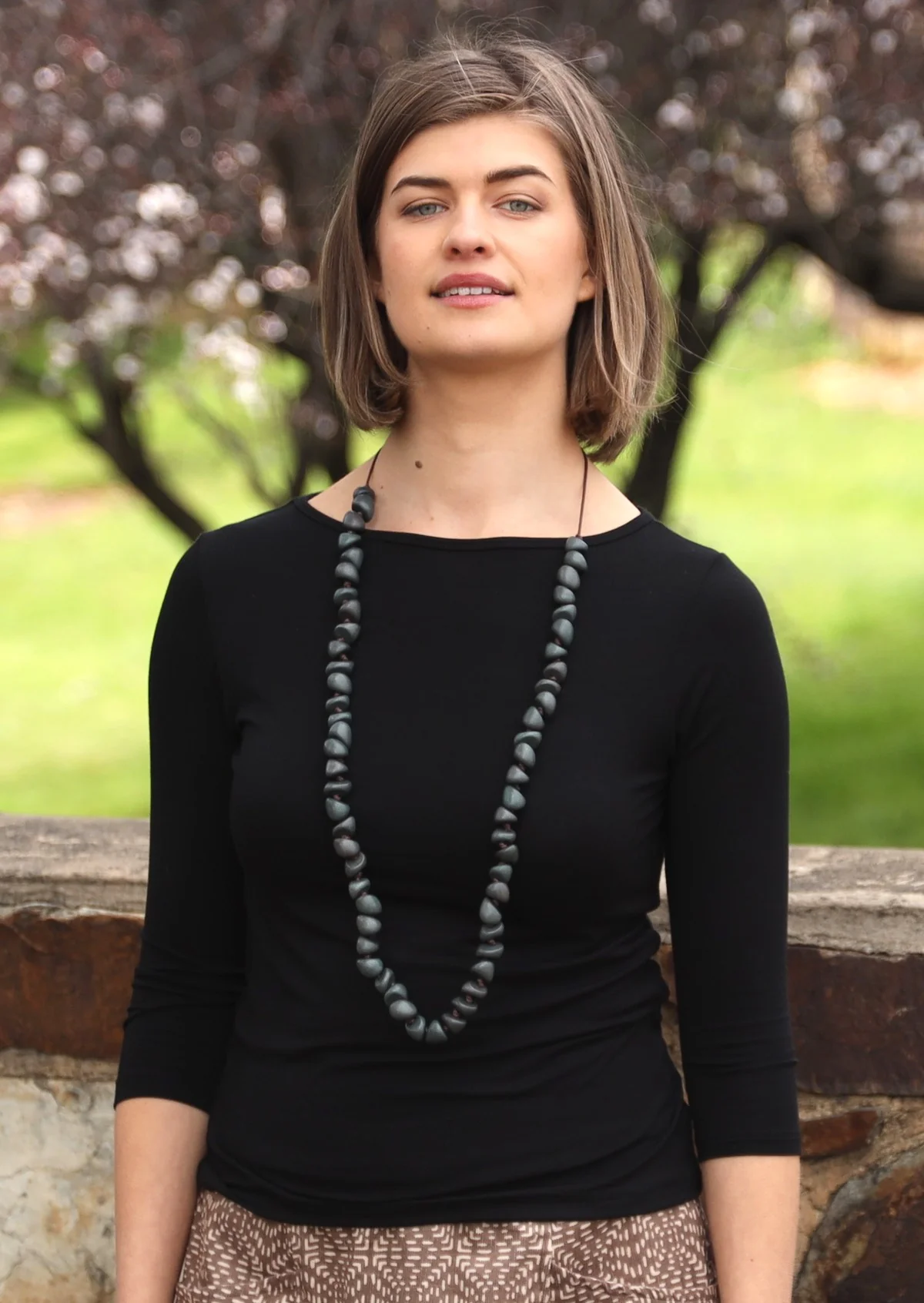 Boat Neck Top Black - Ysert