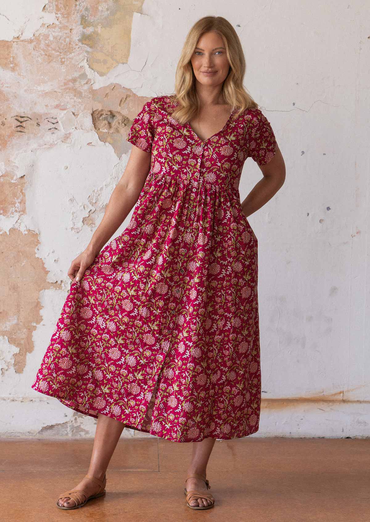 Promenade Dress Cranberry - Ysert