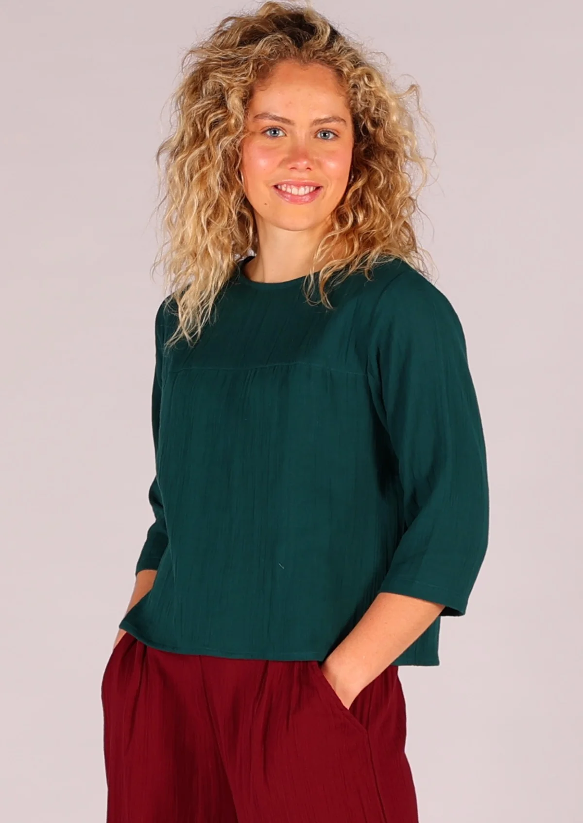 Demi Top Deep Teal - Ysert