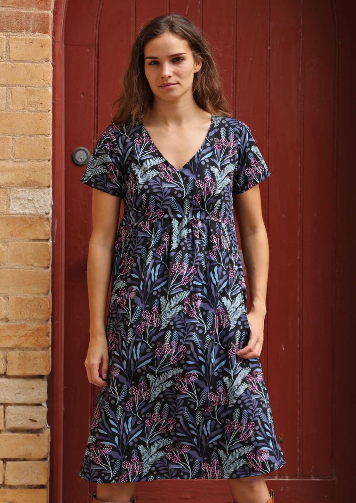 Etta Dress Obsidian - Ysert