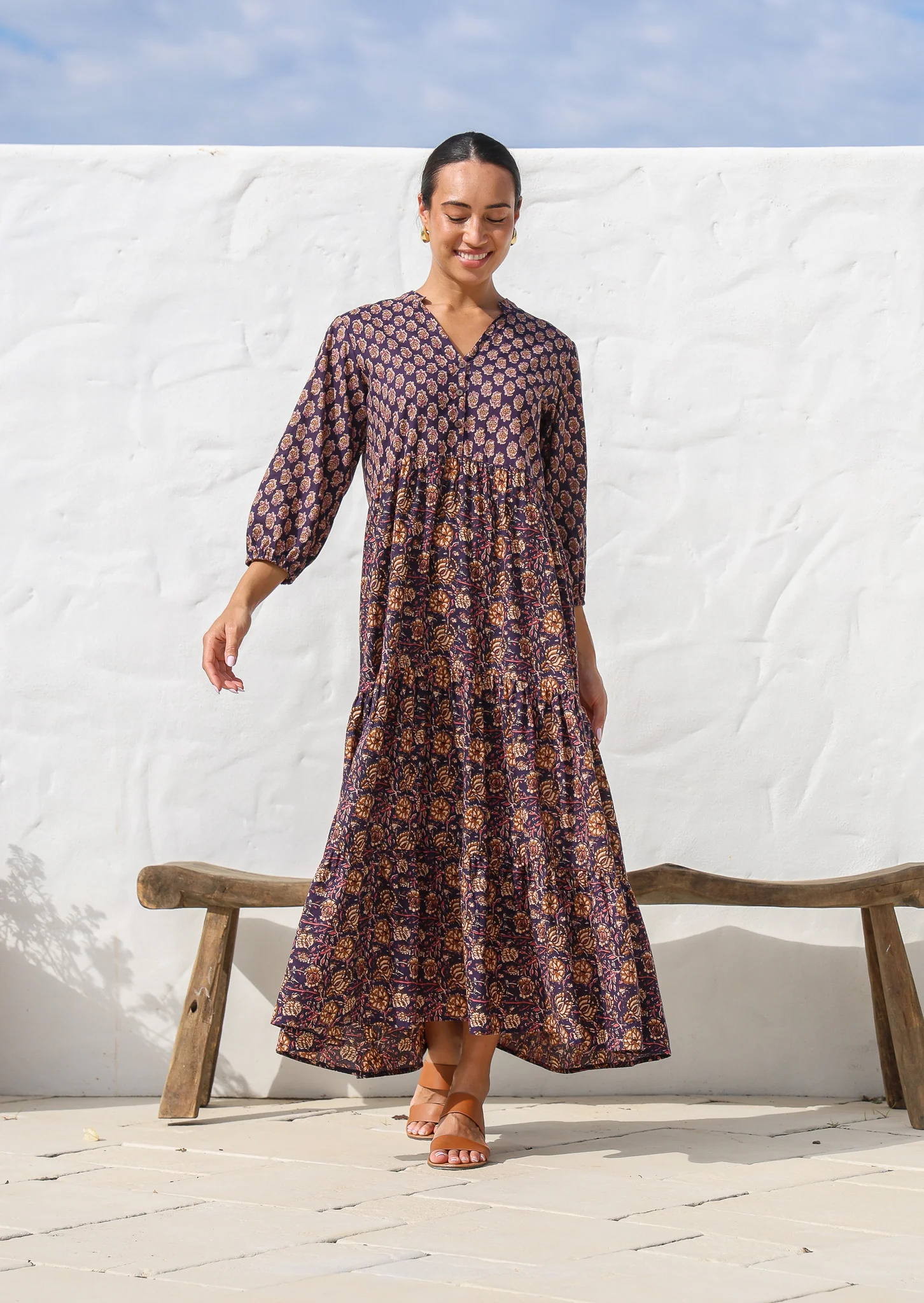 Raani Tiered Maxi Dress - Ysert