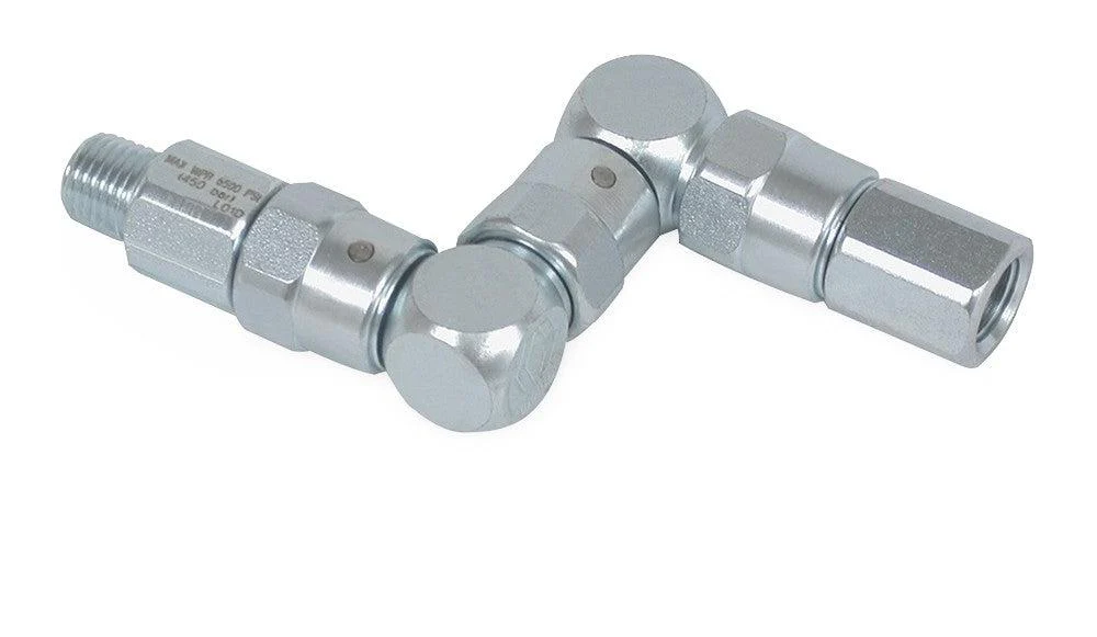 Graco Zinc Plated Steel Z-Swivel 1/4-18 NPT - Ysert