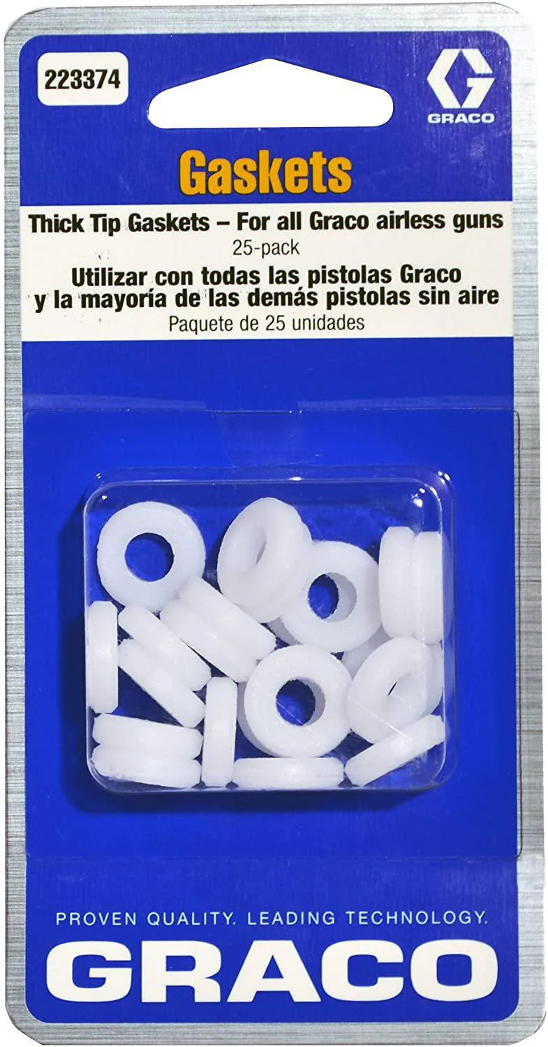 Graco 223374  Flat Tip Gasket Thick Base - Ysert